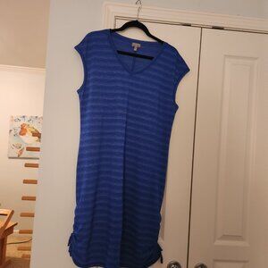 T by Talbots SPF 50  Mini Dress with Adjustable Hem